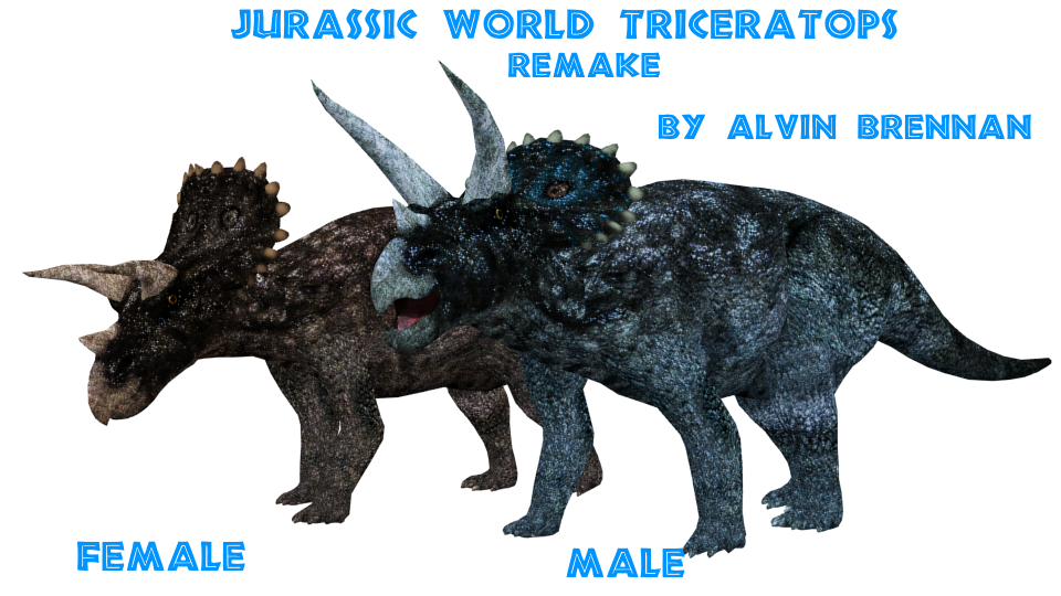 Triceratops Jurassic World Remake