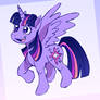 I wanted to draw ponies: Twilight Sparkle