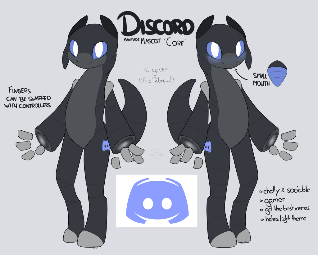 Discord (''Core'') the Mascot by Lionbun1 on DeviantArt