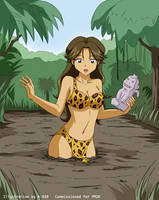 Jungle Girl Sinks in Quicksand #1
