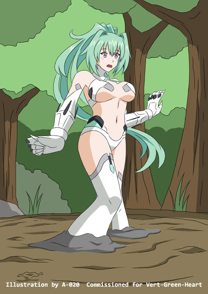 Green Heart Sinking in Quicksand 02