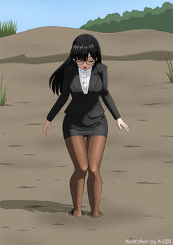 Office Lady Yomi Ankle Deep Quicksand