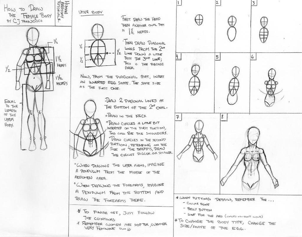 Female Body Drawing Tutorial