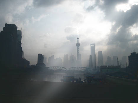 STOCK : MORNING IN Shanghai   : PREMADE BACKGROUND