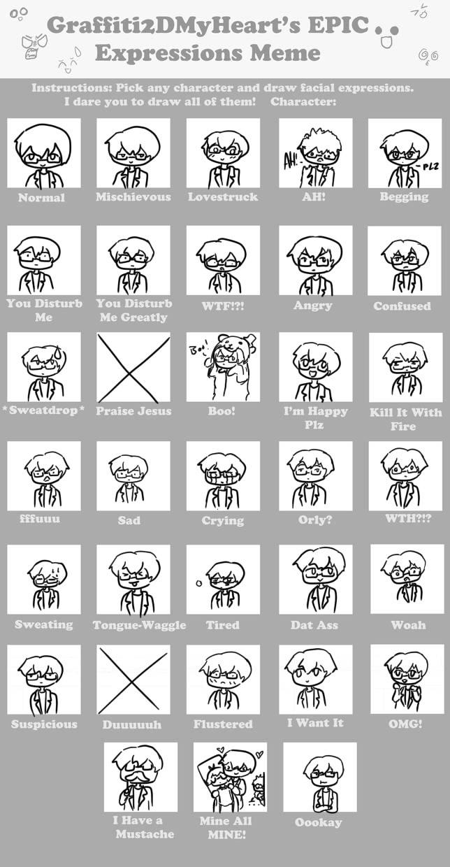 Facial expression meme by OrionisZeta on DeviantArt