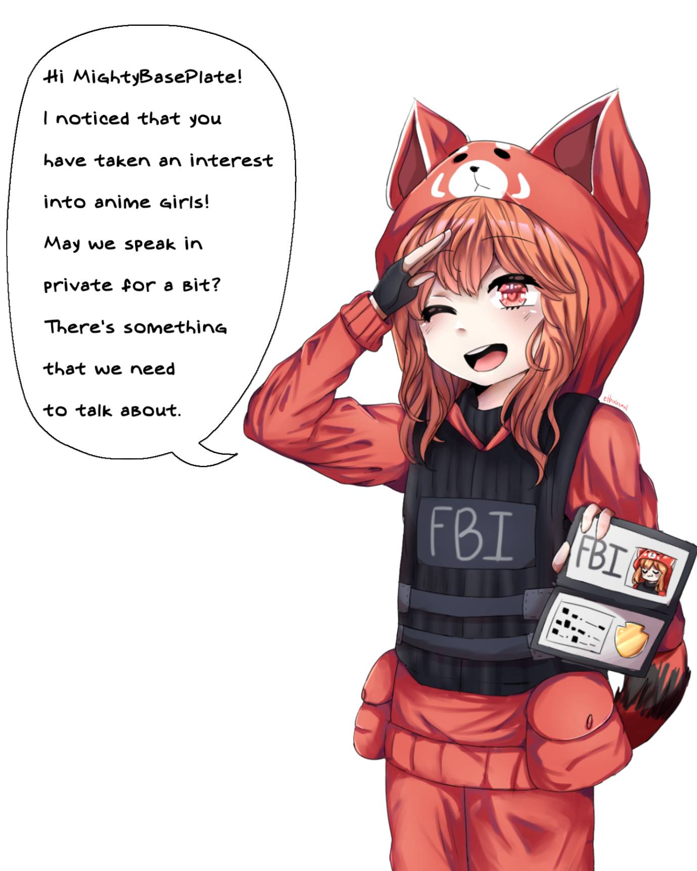 Red Panda But An Fbi Agent By Ethxreaxl On Deviantart - red panda but an fbi agent by ethxreaxl roblox red panda Red Panda But An Fbi Agent By Ethxreaxl On Deviantart - roblox red panda