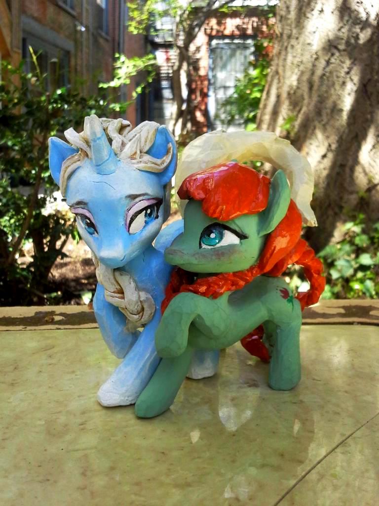 Frozen Ponies..in sculpey