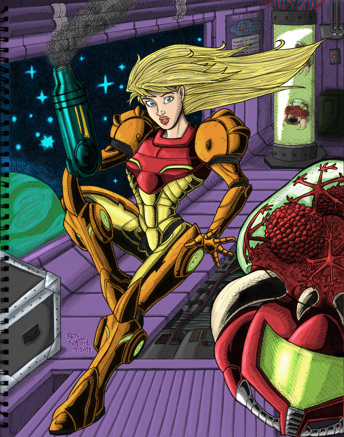 Happy Birthday Samus coloured