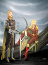 Eowyn and Eomer by Prinova