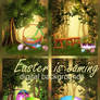Easter is coming, digital backgrounds