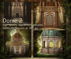 Old Gothic dome themed digital backgrounds