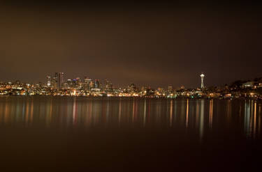 Seattle Skyline HDR Long-Expos