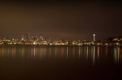 Seattle Skyline HDR Long-Expos