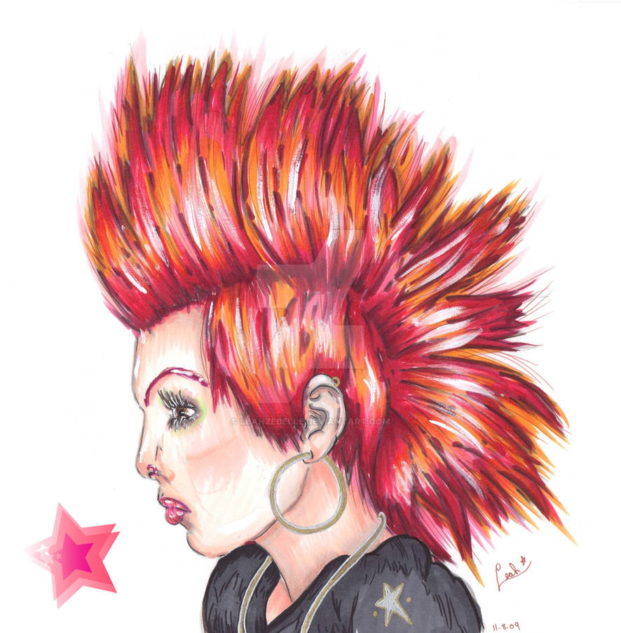 Jeffree Star Spiked Hair