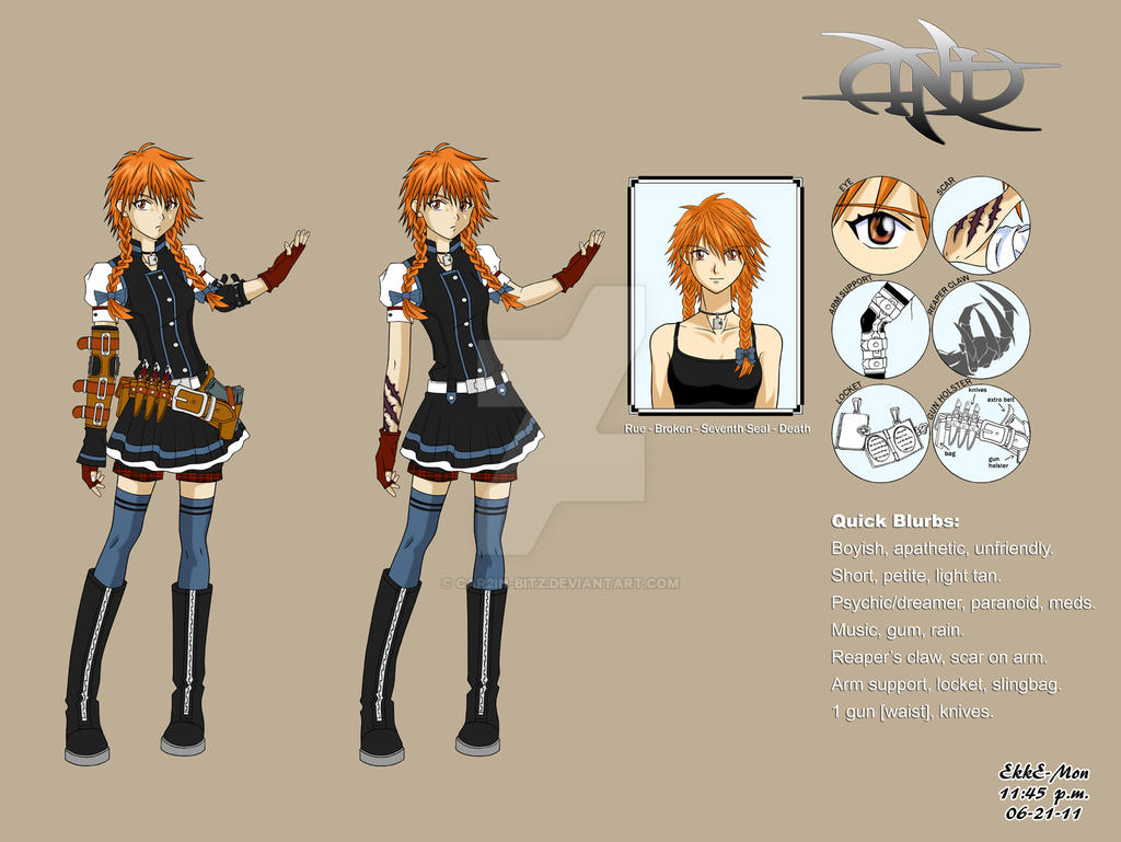 Rue-Character Desgin by car2in-bitz on DeviantArt