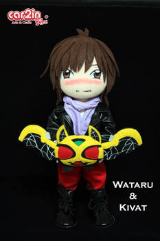 Wataru and Kivat Plush--Kamen Rider Kiva