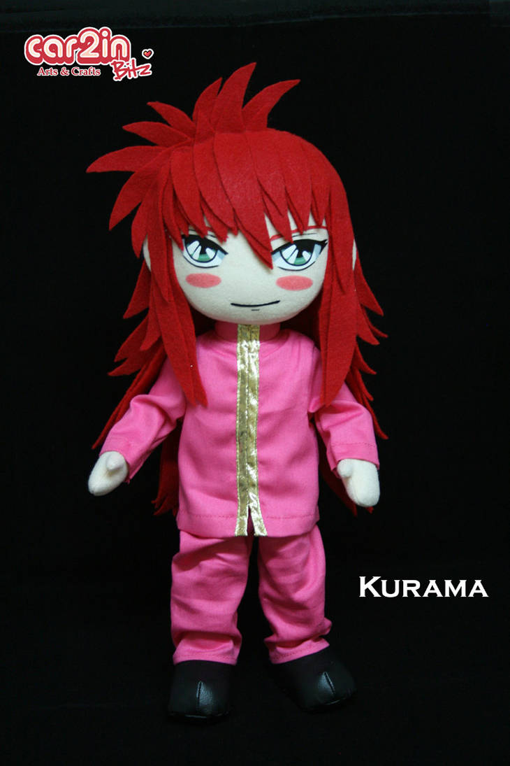 Kurama plushie--Yu Yu Hakusho by car2in-bitz on DeviantArt