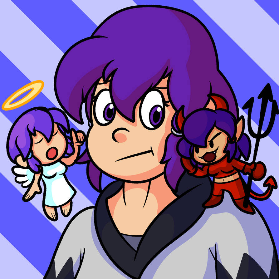 Conscience vs. Temptation by CrispyToastYT on DeviantArt