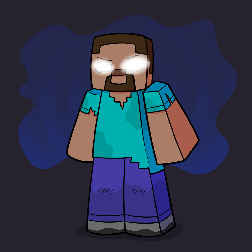 Herobrine By CrispyToastYT On DeviantArt