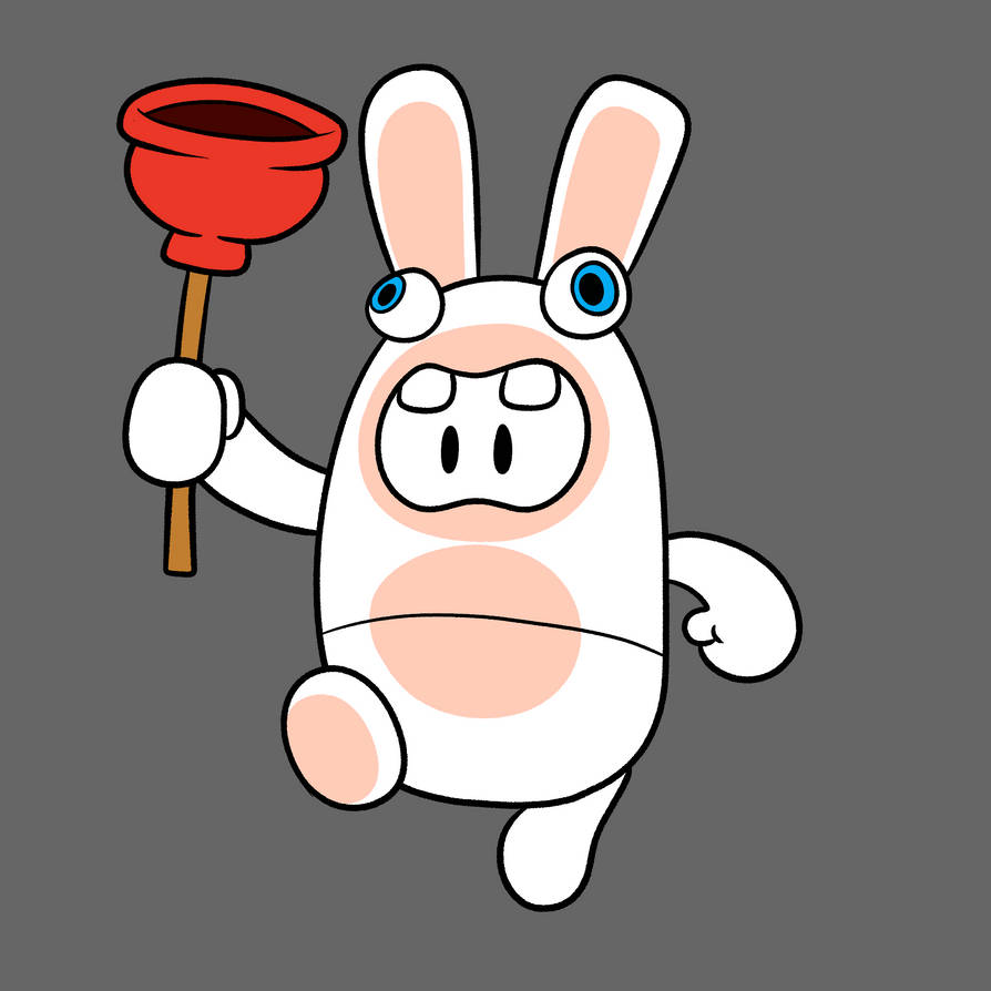Rabbid Fall Guy by CrispyToastYT on DeviantArt