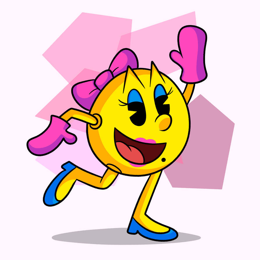Ms. Pac-Man by CrispyToastYT on DeviantArt