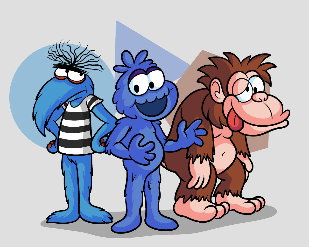 Puppet Trio Master Drew's Puppet Trio by CrispyToastYT on DeviantArt