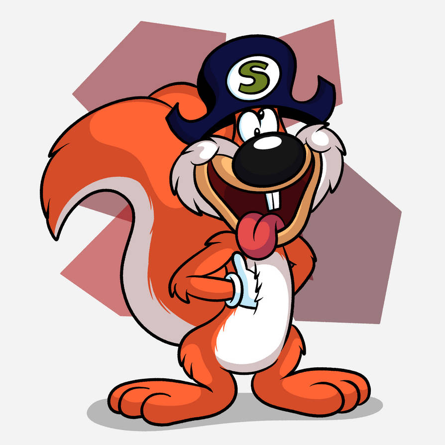 Dirpy Squirrel Screwy Squirrel by CrispyToastYT on DeviantArt