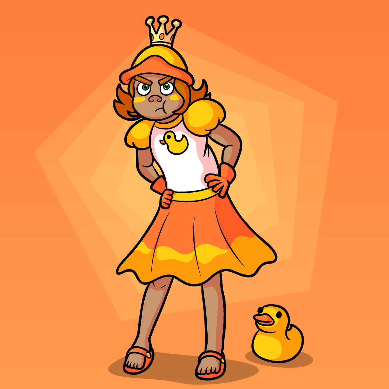 The Spoiled Duck Princess by CrispyToastYT on DeviantArt