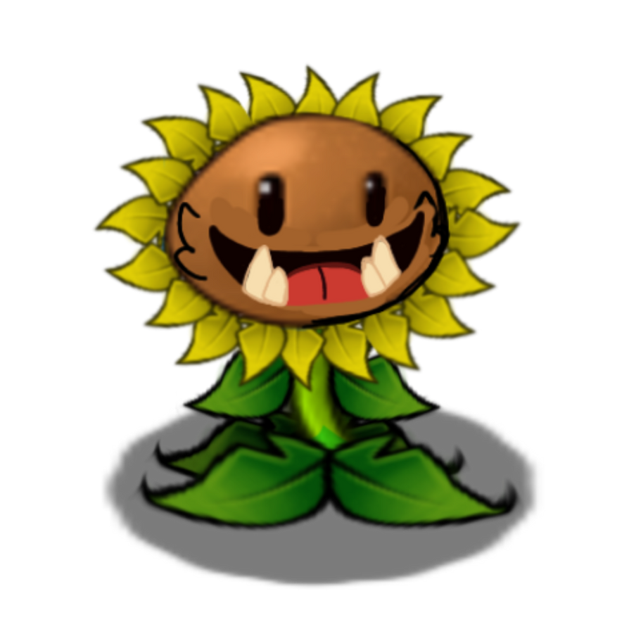 PvZ1 Primal Sunflower by DomariaOffical on DeviantArt