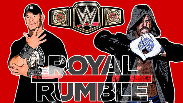 WWE - Royal Rumble 2017 Custom Poster 02