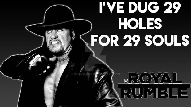 WWE - Royal Rumble 2017 Custom Poster 05