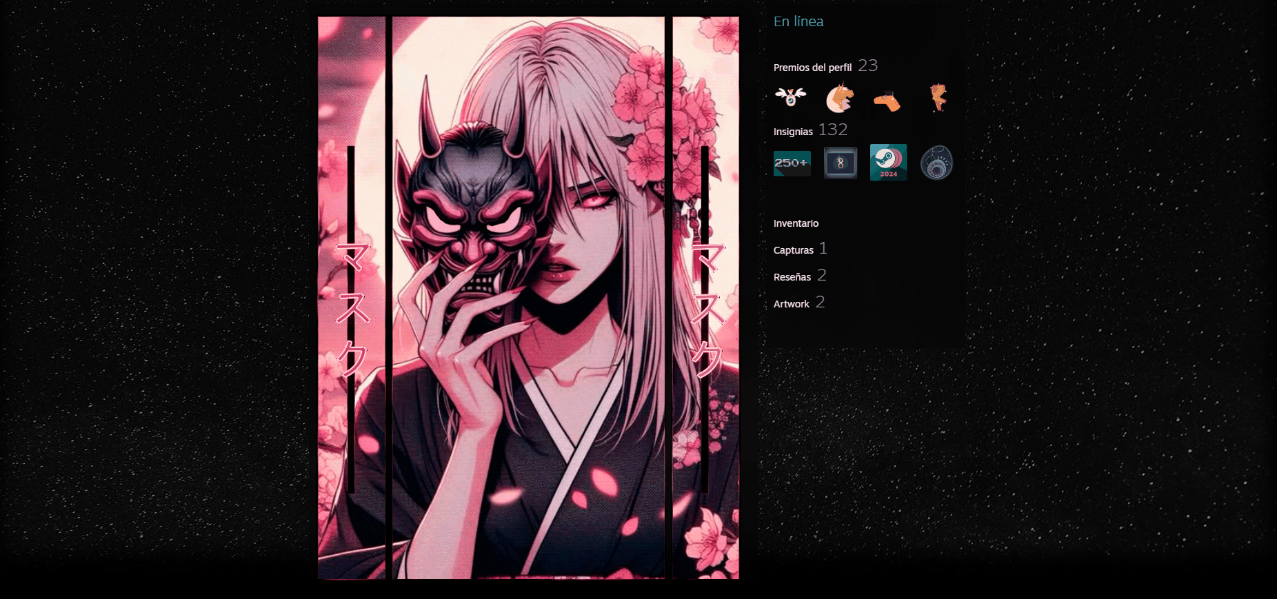 Anime Girl Mask Steam Artwork by XimeDesign on DeviantArt