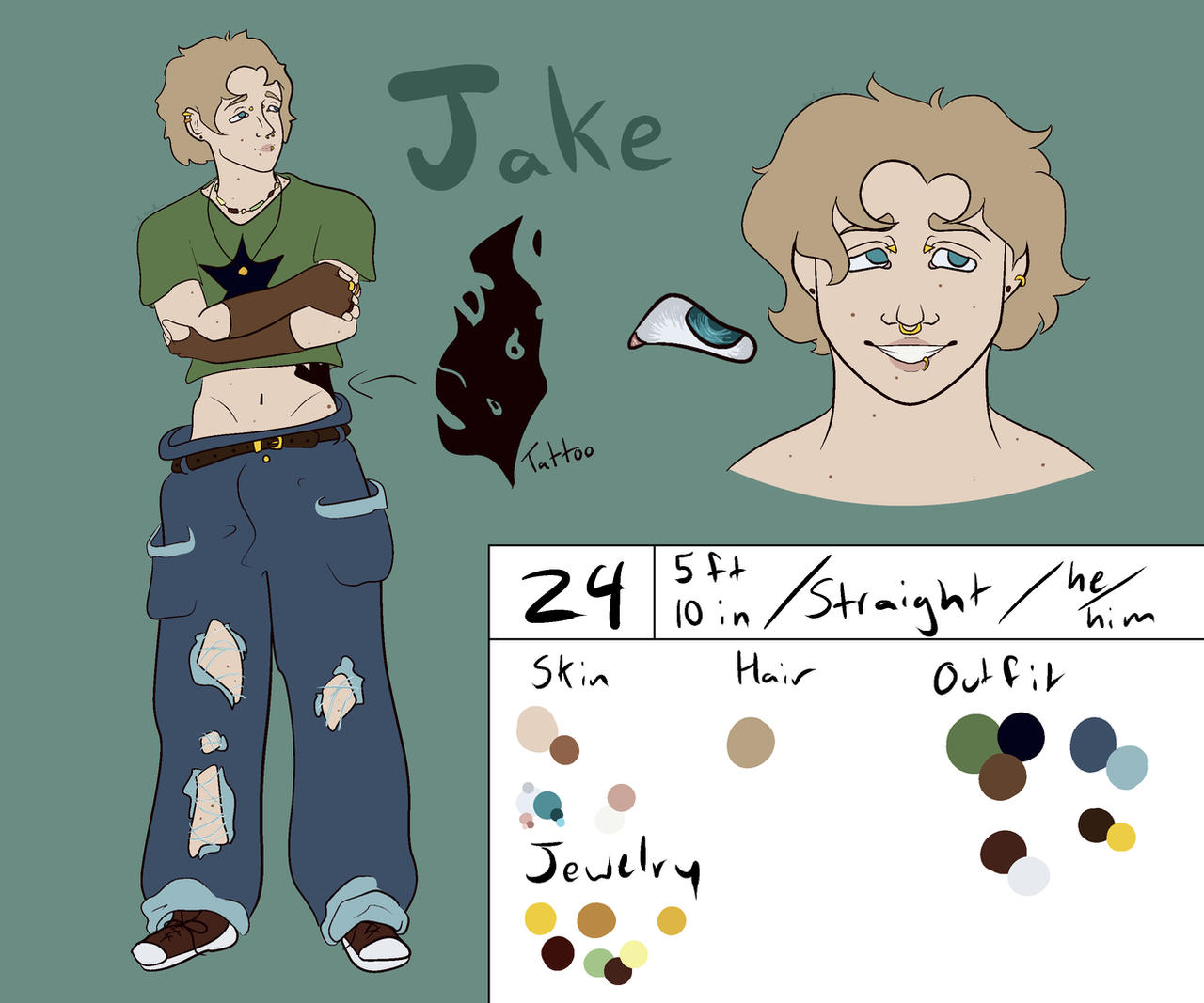 Jake ref by FudgeBrownie12356791 on DeviantArt