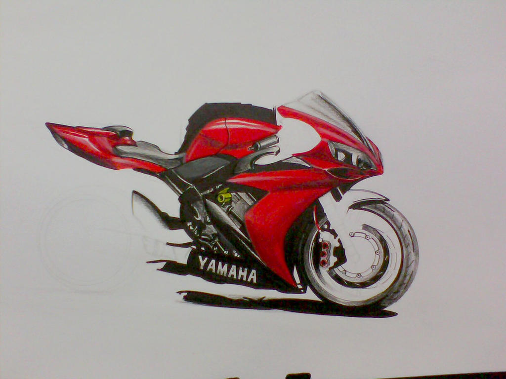 How To Draw R1 Yamaha R1 Progress2 by CSDesignRD on DeviantArt