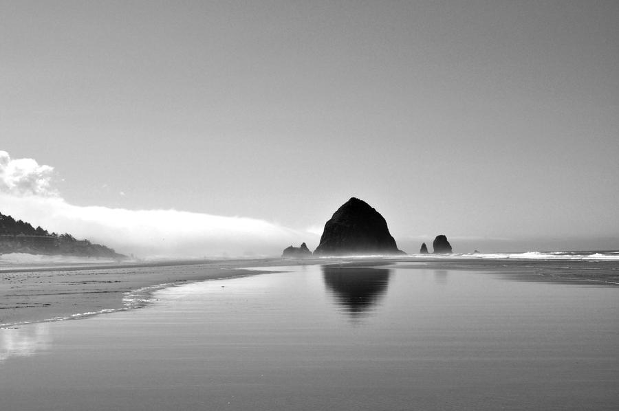 Haystack Rock by XuHaowong on DeviantArt