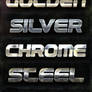 10 Metal Photoshop Styles
