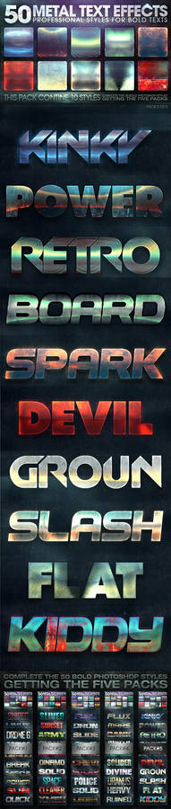 50 Metal Text Effects 5 of 5