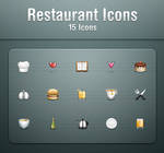 Restaurant Icons by kyo-tux