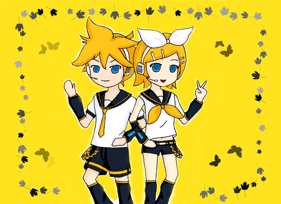 Rin and Len by Sophia2U on DeviantArt
