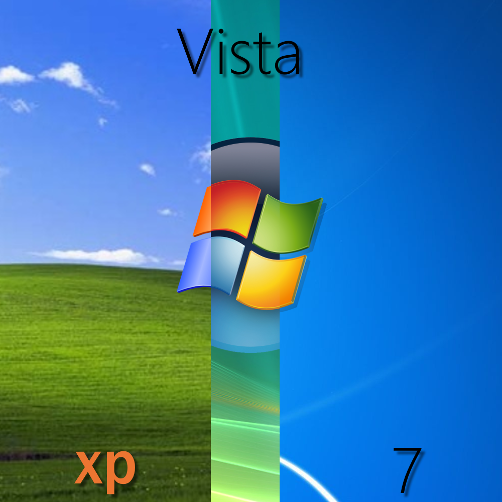 Windows XP, Vista, and 7 by Longhorn4029 on DeviantArt