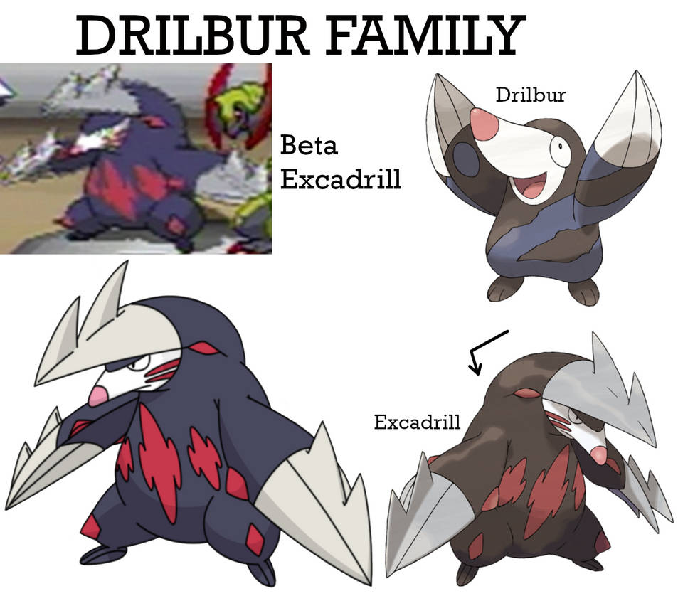 Drilbur Family Collage by AuroraObfuscate on DeviantArt