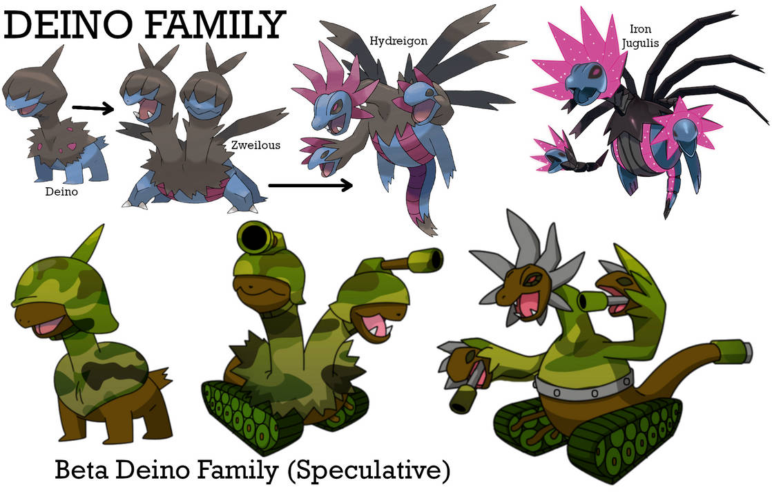 Deino's Family by DarkraiLady on DeviantArt  Pokemon drawings, Cute  pokemon wallpaper, Pokemon pictures