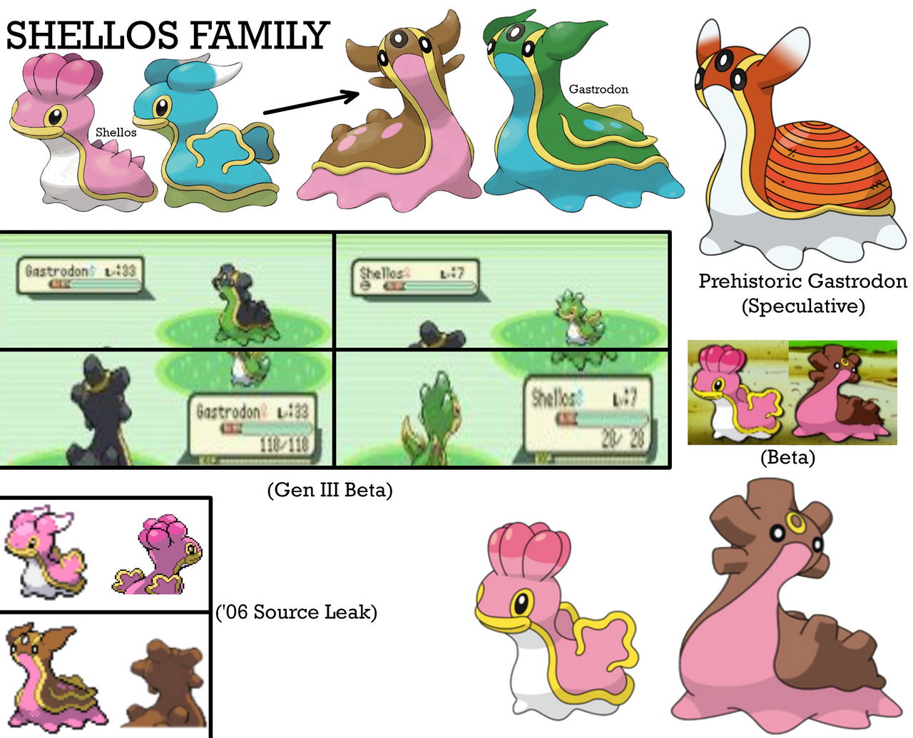 Shellos Family Collage by AuroraObfuscate on DeviantArt
