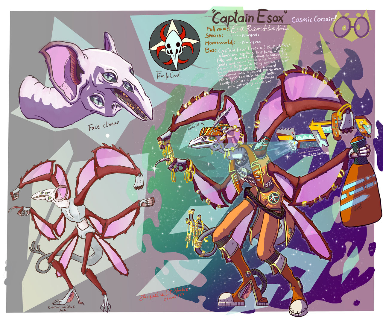 Original Character Challenge Cosmic Corsair By Team On Deviantart Original Character Challenge Cosmic Corsair By Team On Deviantart