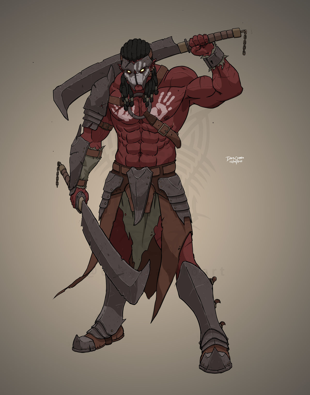 Lurtz - Uruk Hai Champion by darylcastroart on DeviantArt