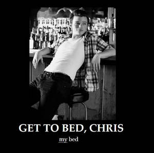 Chris Colfer, go to bed..