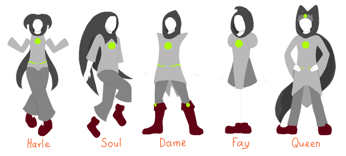 Homestuck: female counterparts for male classes