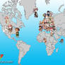 Hetalia World Map