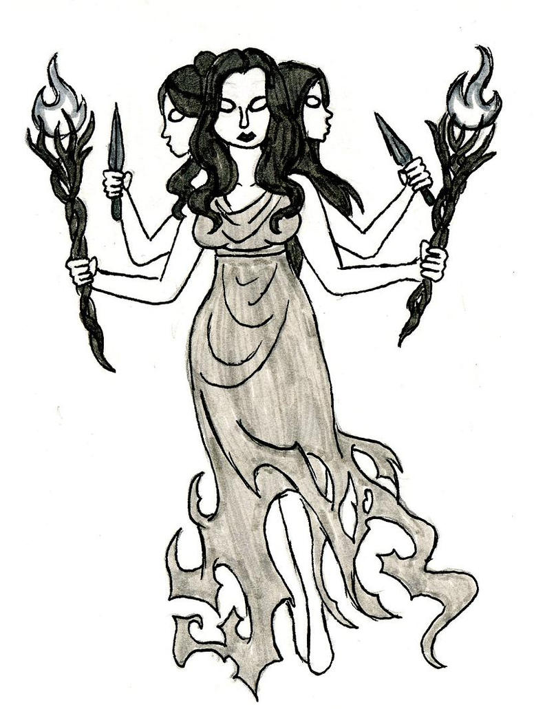 Hekate nintendo. Триединая богиня Геката. Геката Перси Джексон. Геката аватар. Трёхликая богиня Геката.