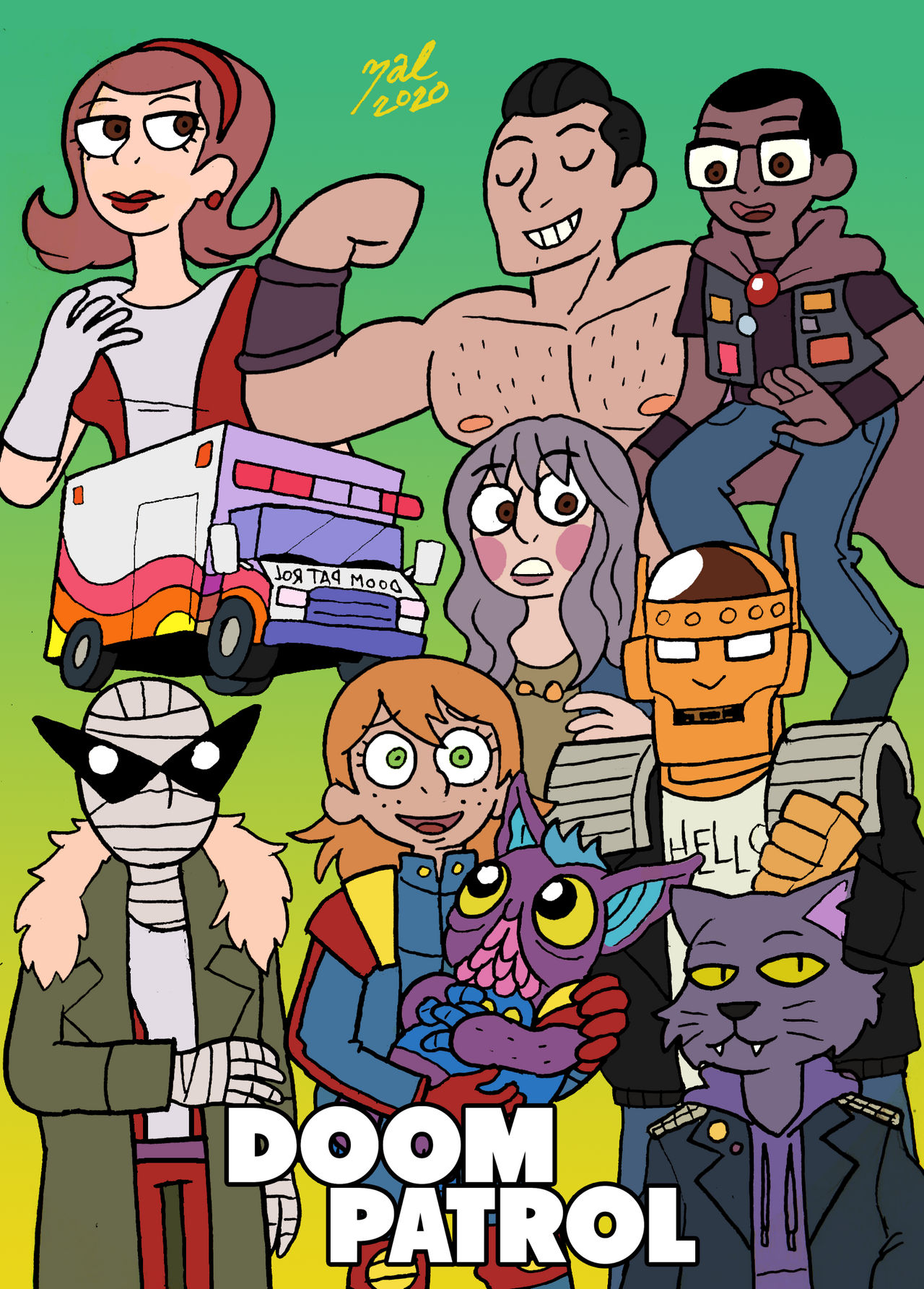 Doom Patrol By Zal Cryptid On DeviantArt doom-patrol-by-zal-cryptid-on-deviantart